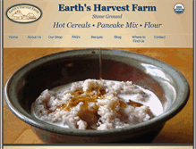 Tablet Screenshot of earthsharvestfarm.com
